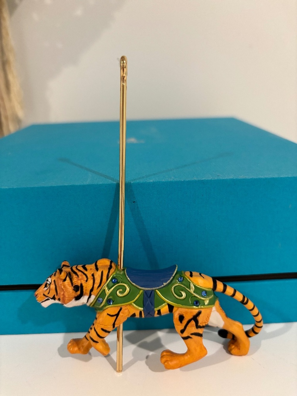 HALLMARK KEEPSAKE WILD Tiger Carousel Ride Christmas ornament special series - Picture 3 of 12